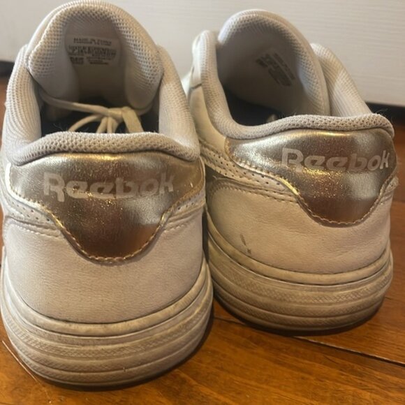 Reebok Court Advance Shoes White Leather Running Shoes - Picture 5 of 9